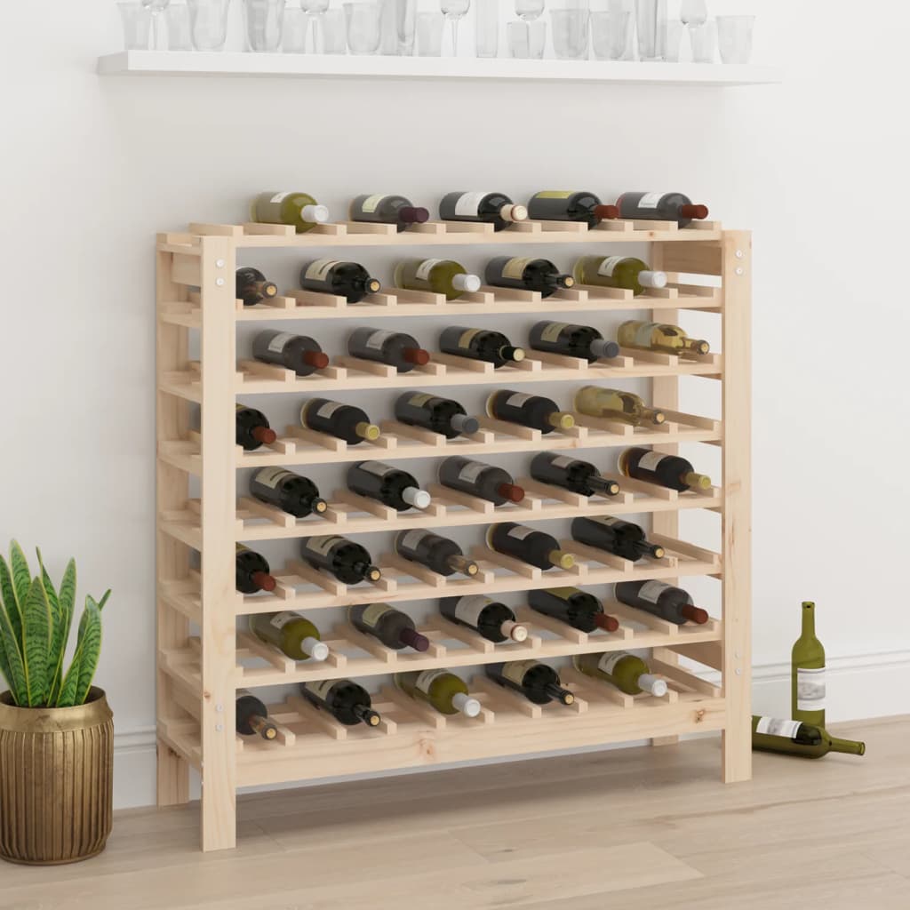 vidaXL Suport de vinuri, 109,5x30x107,5 cm, lemn masiv de pin vidaXL Suport de vinuri, 109,5x30x107,5 cm, lemn masiv de pin