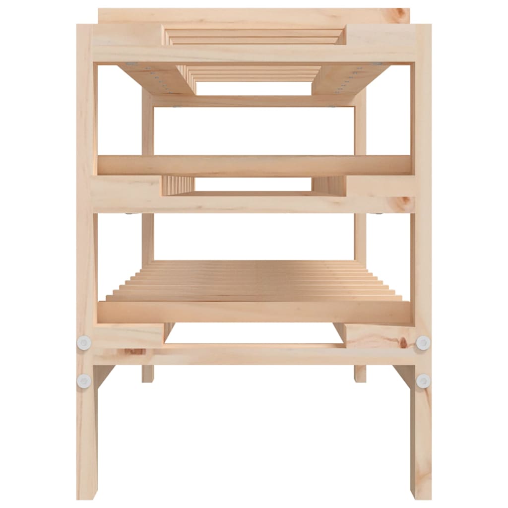 vidaXL Suport de vinuri, 109,5x30x42 cm, lemn masiv de pin vidaXL Suport de vinuri, 109,5x30x42 cm, lemn masiv de pin