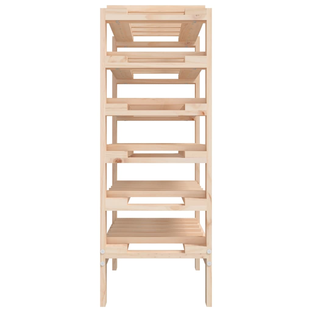 vidaXL Suport de vinuri, 61,5x30x82 cm, lemn masiv de pin vidaXL Suport de vinuri, 61,5x30x82 cm, lemn masiv de pin