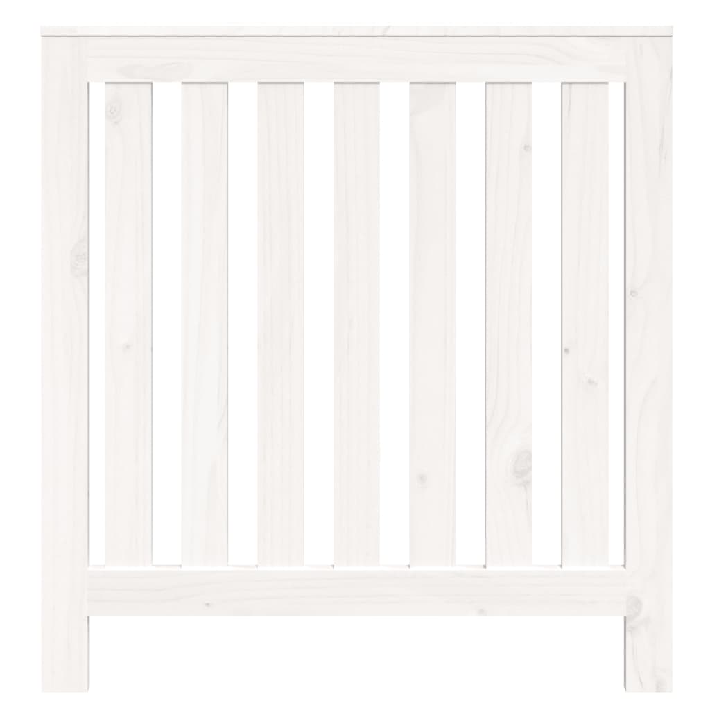 vidaXL Mască pentru calorifer, alb, 79,5x19x84 cm, lemn masiv de pin vidaXL Mască pentru calorifer, alb, 79,5x19x84 cm, lemn masiv de pin