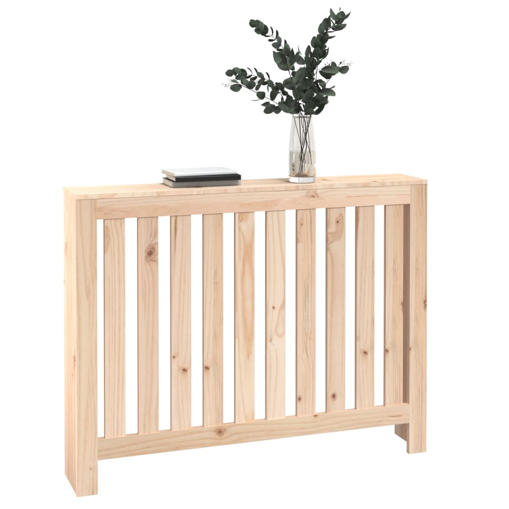 vidaXL Mască pentru calorifer, 108,5x19x84 cm, lemn masiv de pin vidaXL Mască pentru calorifer, 108,5x19x84 cm, lemn masiv de pin