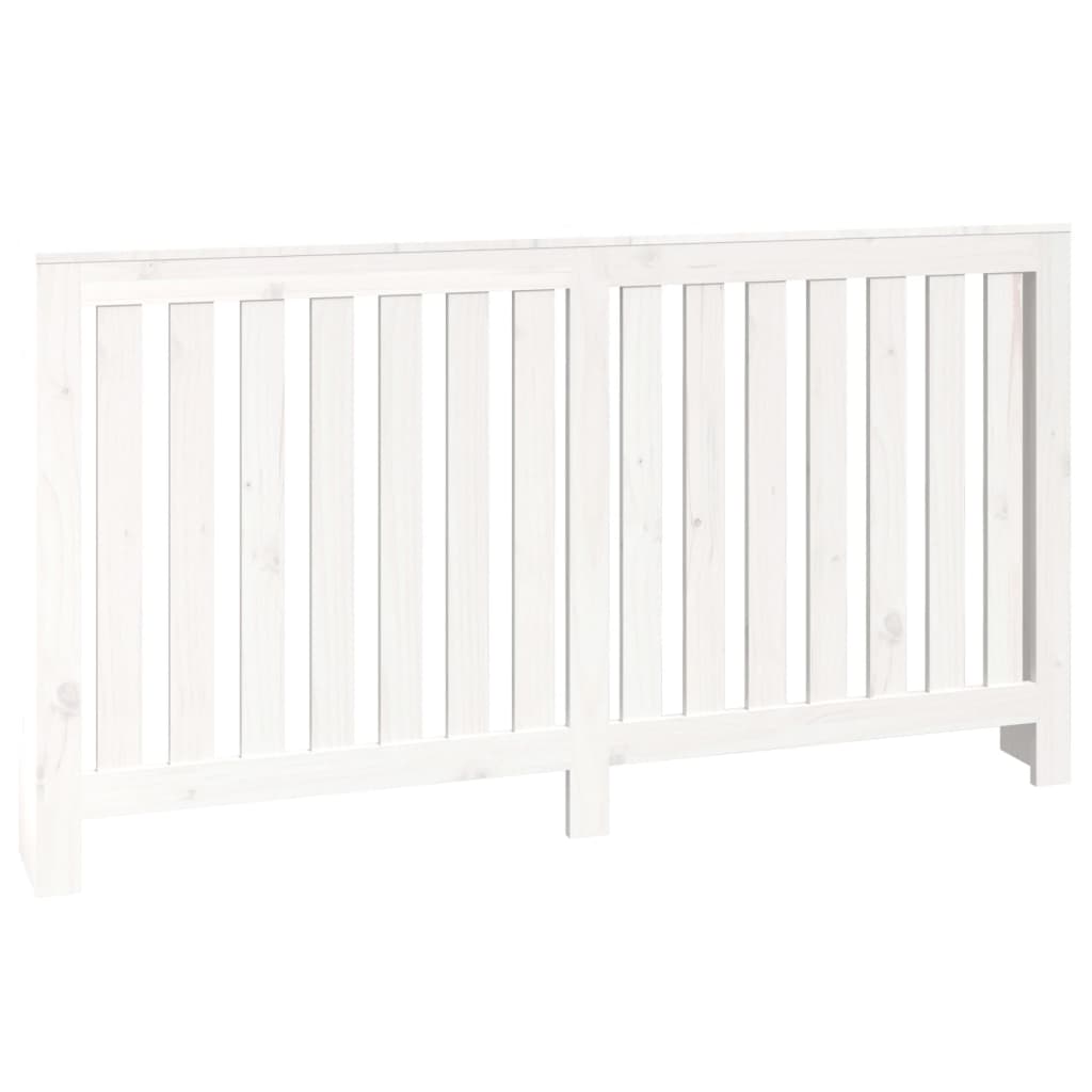 vidaXL Mască pentru calorifer, alb, 153x19x84 cm, lemn masiv de pin vidaXL Mască pentru calorifer, alb, 153x19x84 cm, lemn masiv de pin