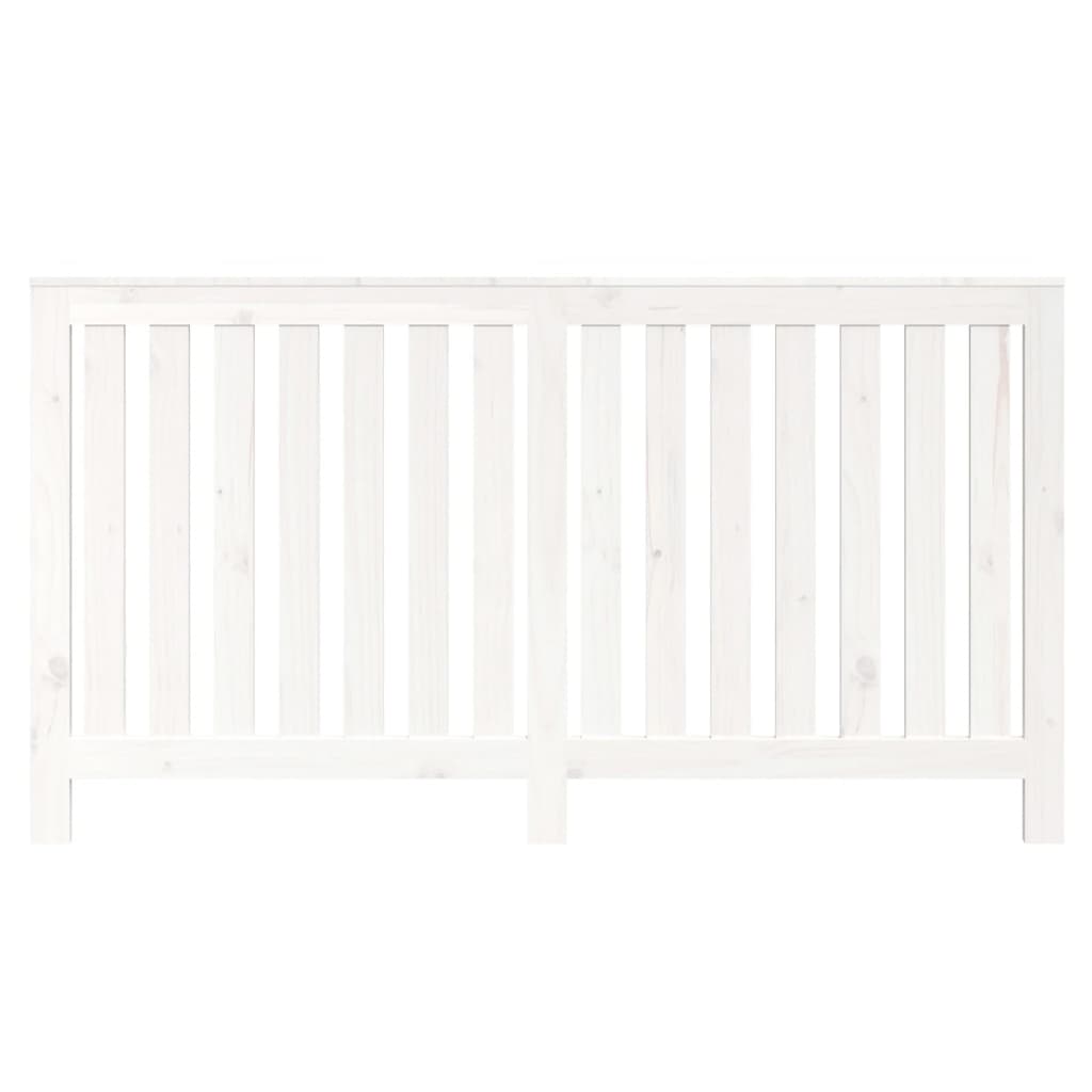 vidaXL Mască pentru calorifer, alb, 153x19x84 cm, lemn masiv de pin vidaXL Mască pentru calorifer, alb, 153x19x84 cm, lemn masiv de pin