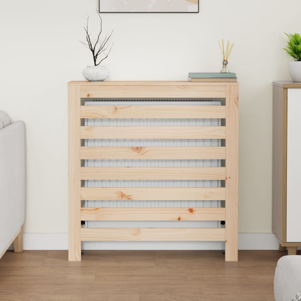 vidaXL Mască pentru calorifer, 79,5x19x84 cm, lemn masiv de pin vidaXL Mască pentru calorifer, 79,5x19x84 cm, lemn masiv de pin