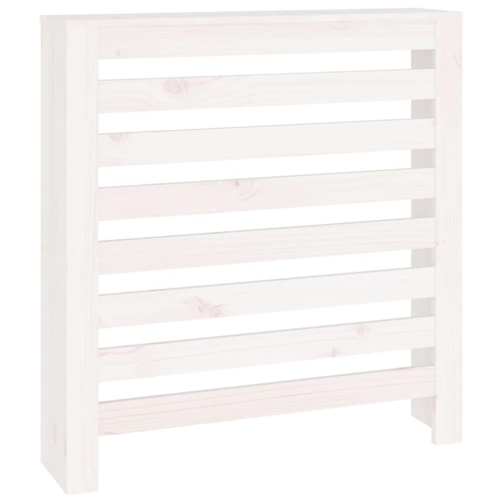 vidaXL Mască pentru calorifer, alb, 79,5x19x84 cm, lemn masiv de pin vidaXL Mască pentru calorifer, alb, 79,5x19x84 cm, lemn masiv de pin