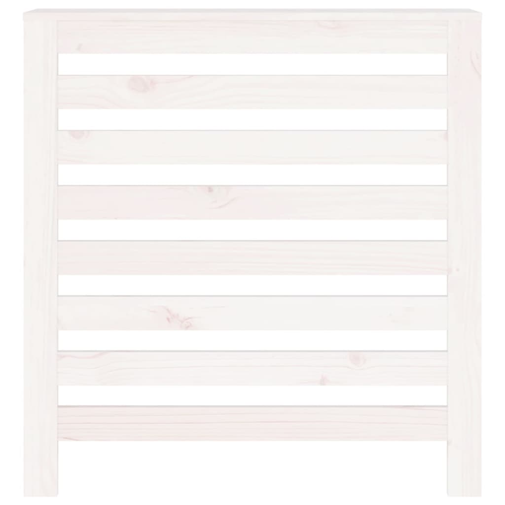 vidaXL Mască pentru calorifer, alb, 79,5x19x84 cm, lemn masiv de pin vidaXL Mască pentru calorifer, alb, 79,5x19x84 cm, lemn masiv de pin
