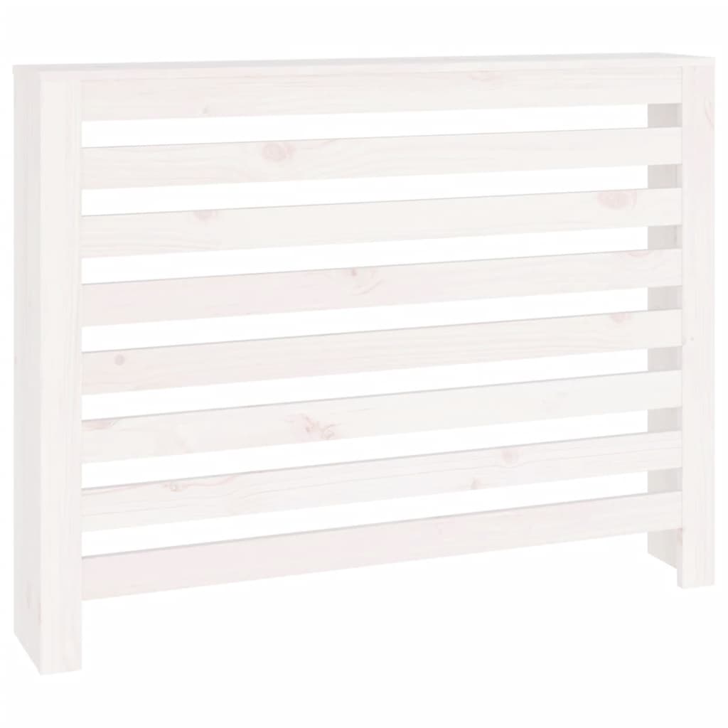 vidaXL Mască pentru calorifer, alb, 108,5x19x84 cm, lemn masiv de pin vidaXL Mască pentru calorifer, alb, 108,5x19x84 cm, lemn masiv de pin