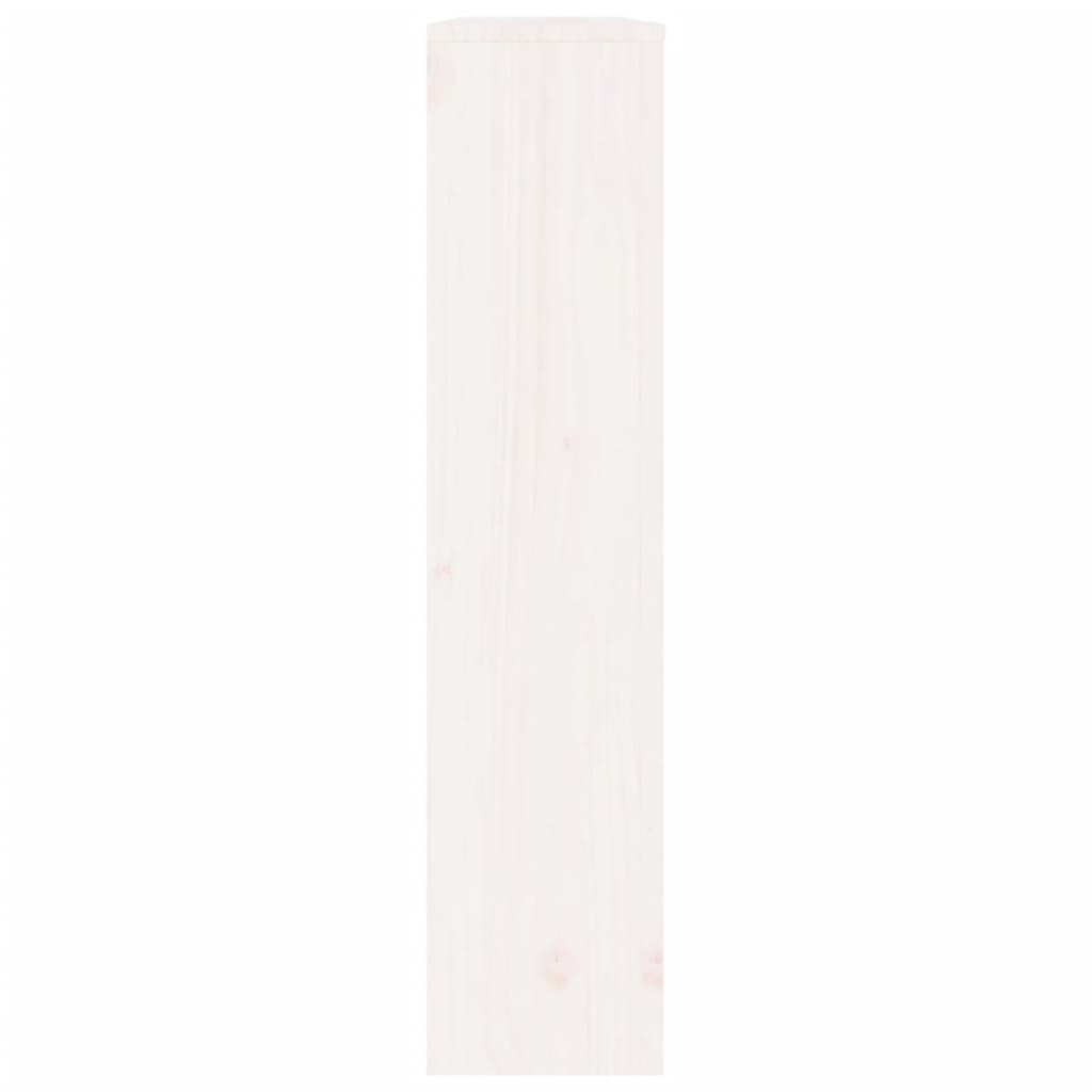 vidaXL Mască pentru calorifer, alb, 108,5x19x84 cm, lemn masiv de pin vidaXL Mască pentru calorifer, alb, 108,5x19x84 cm, lemn masiv de pin