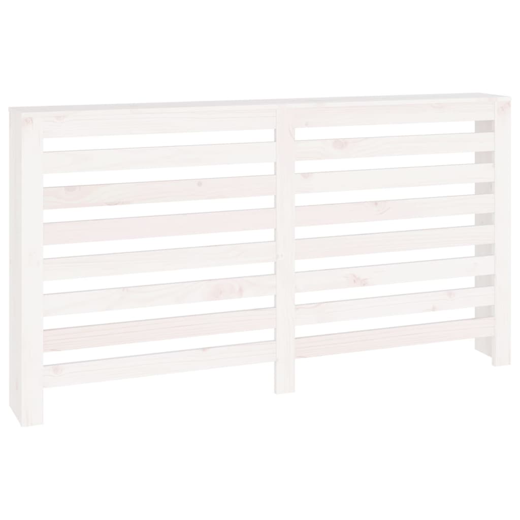 vidaXL Mască pentru calorifer, alb, 153x19x84 cm, lemn masiv de pin vidaXL Mască pentru calorifer, alb, 153x19x84 cm, lemn masiv de pin