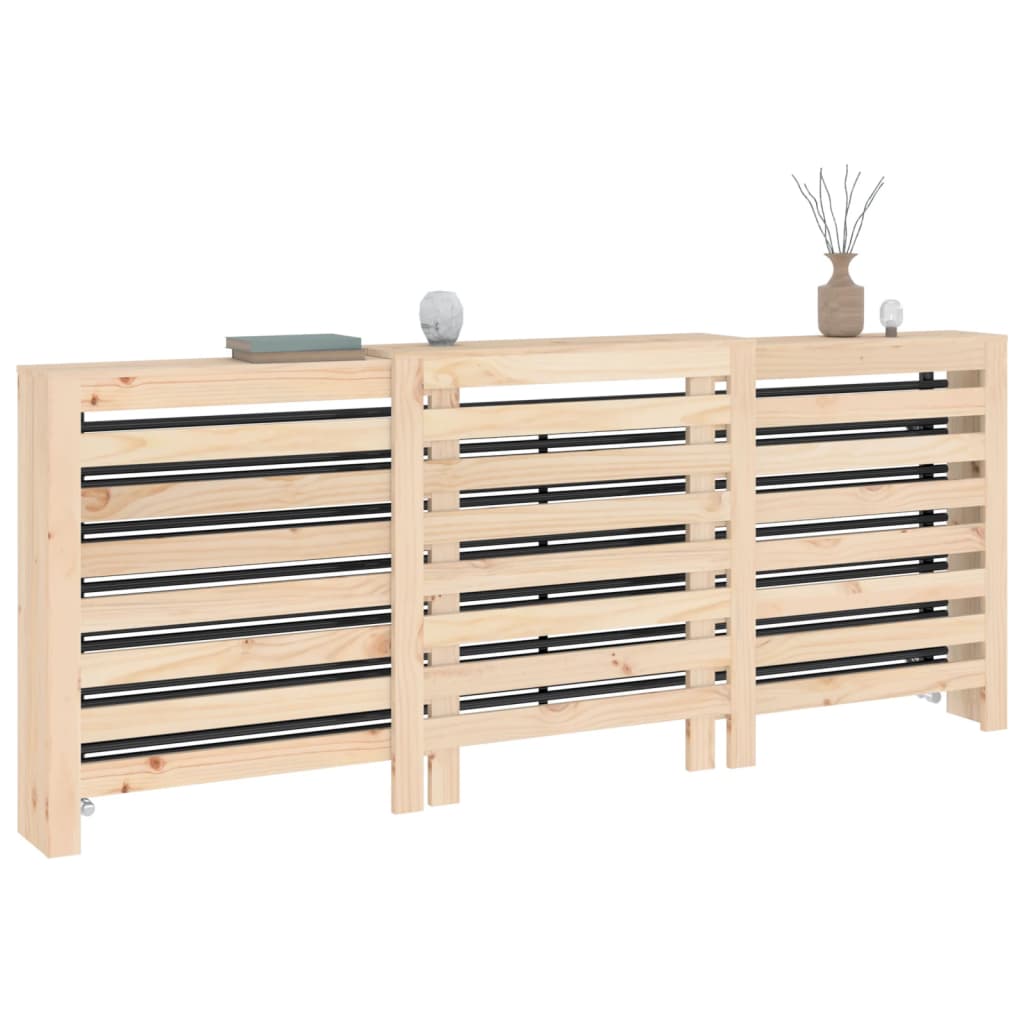 vidaXL Mască pentru calorifer, 210x21x85 cm, lemn masiv de pin vidaXL Mască pentru calorifer, 210x21x85 cm, lemn masiv de pin