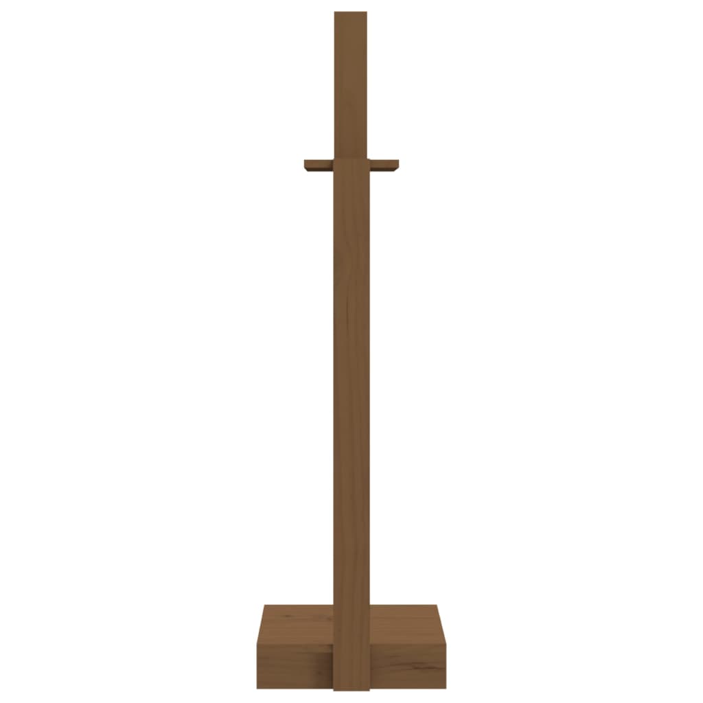 vidaXL Suport pentru bușteni maro miere 33,5x30x110 cm lemn masiv pin vidaXL Suport pentru bușteni maro miere 33,5x30x110 cm lemn masiv pin