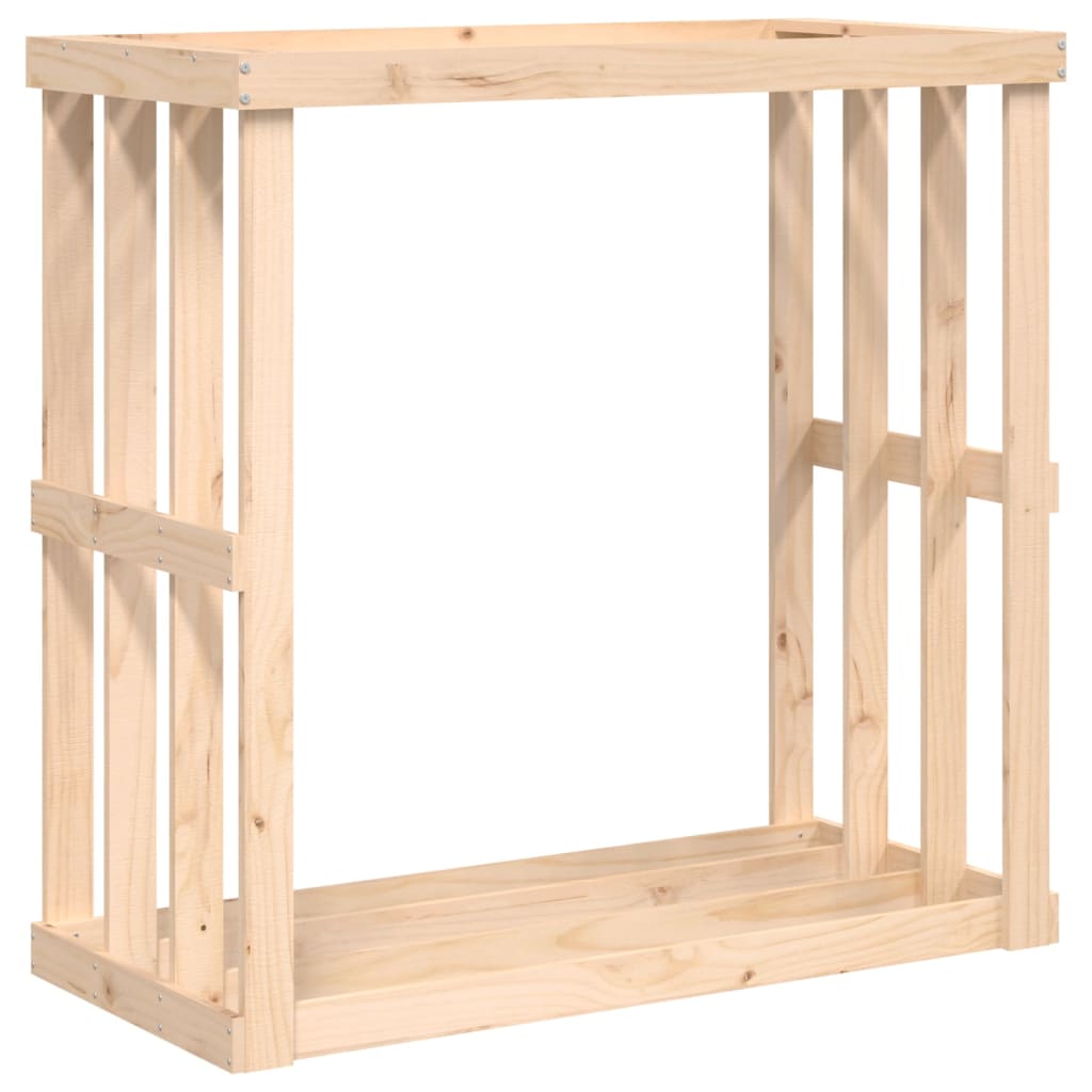 vidaXL Suport bușteni de exterior, 108x52x106 cm, lemn masiv pin vidaXL Suport bușteni de exterior, 108x52x106 cm, lemn masiv pin