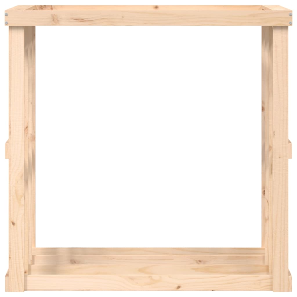 vidaXL Suport bușteni de exterior, 108x52x106 cm, lemn masiv pin vidaXL Suport bușteni de exterior, 108x52x106 cm, lemn masiv pin