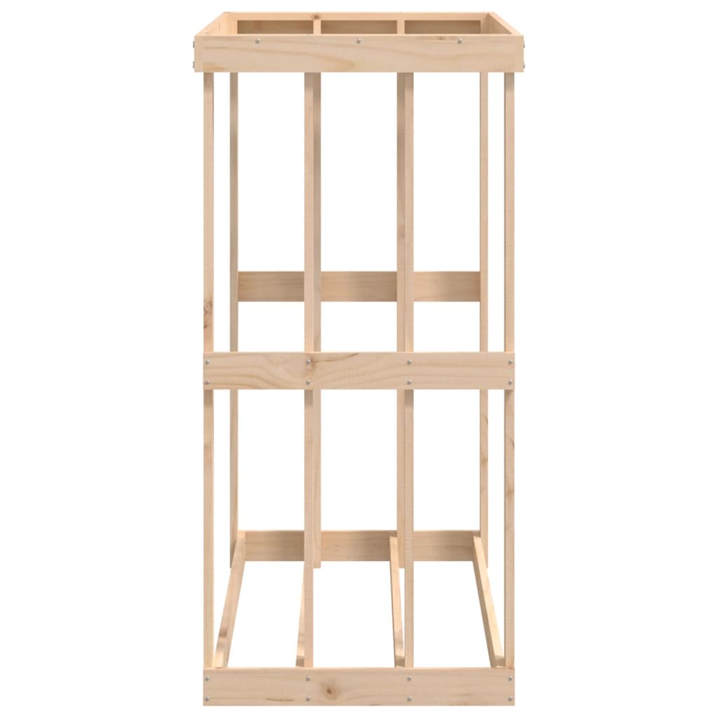 vidaXL Suport bușteni de exterior, 108x52x106 cm, lemn masiv pin vidaXL Suport bușteni de exterior, 108x52x106 cm, lemn masiv pin
