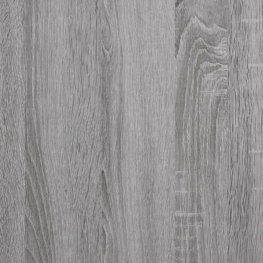 vidaXL Birou cu rafturi, gri sonoma, 102x45x148 cm, lemn compozit vidaXL Birou cu rafturi, gri sonoma, 102x45x148 cm, lemn compozit