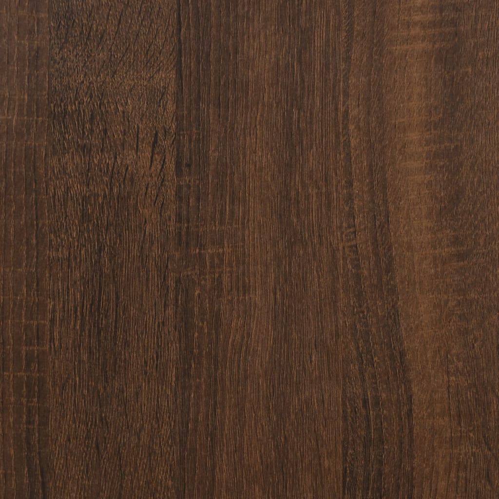 vidaXL Birou cu rafturi, stejar maro, 102x45x148 cm, lemn compozit vidaXL Birou cu rafturi, stejar maro, 102x45x148 cm, lemn compozit