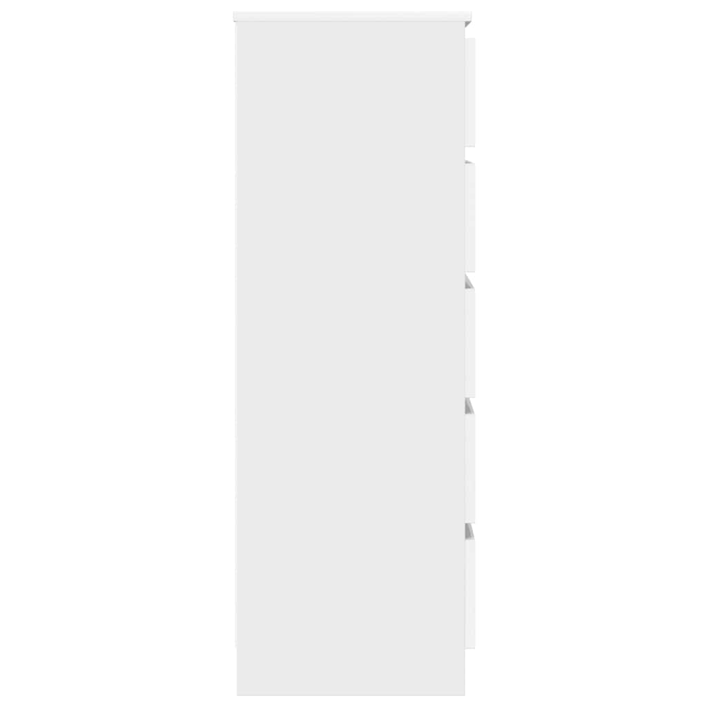 vidaXL Dulap cu sertar, alb, 60x36x103 cm, lemn prelucrat