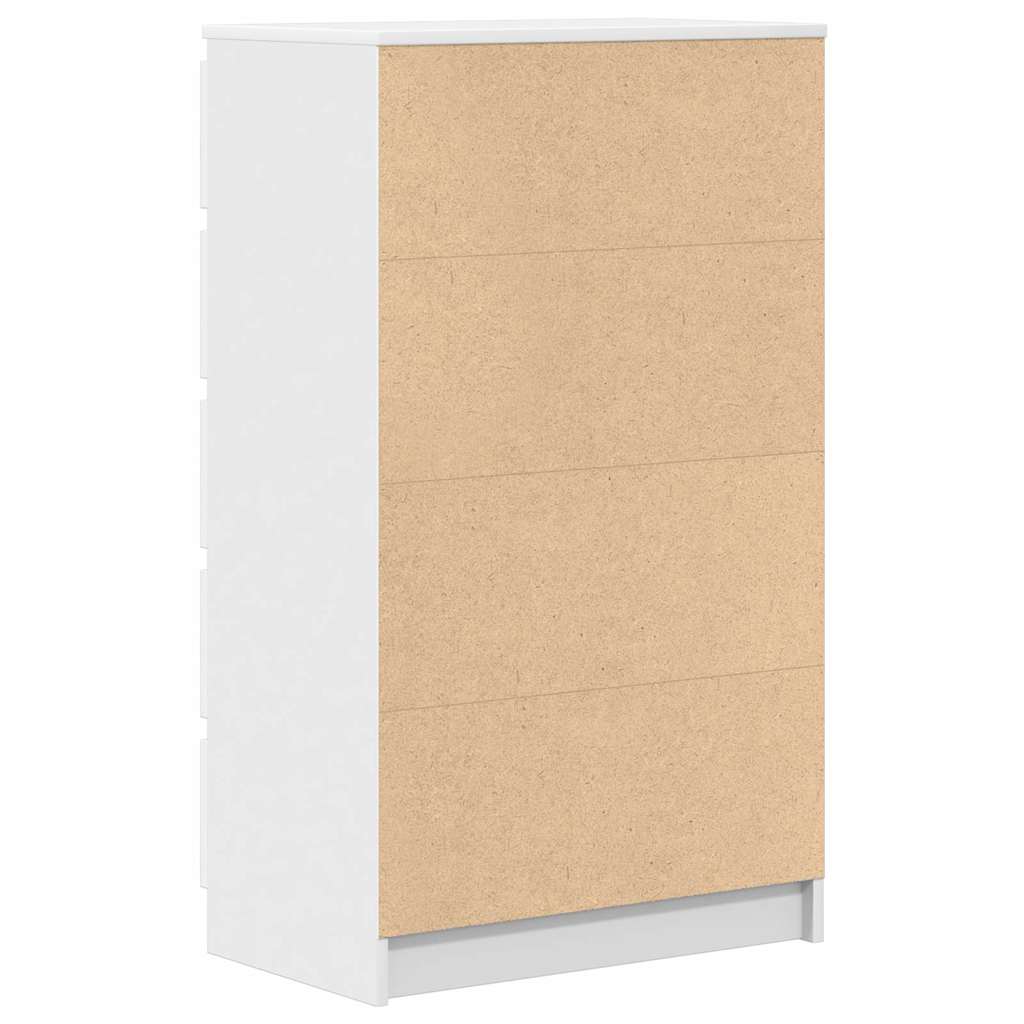 vidaXL Dulap cu sertar, alb, 60x36x103 cm, lemn prelucrat