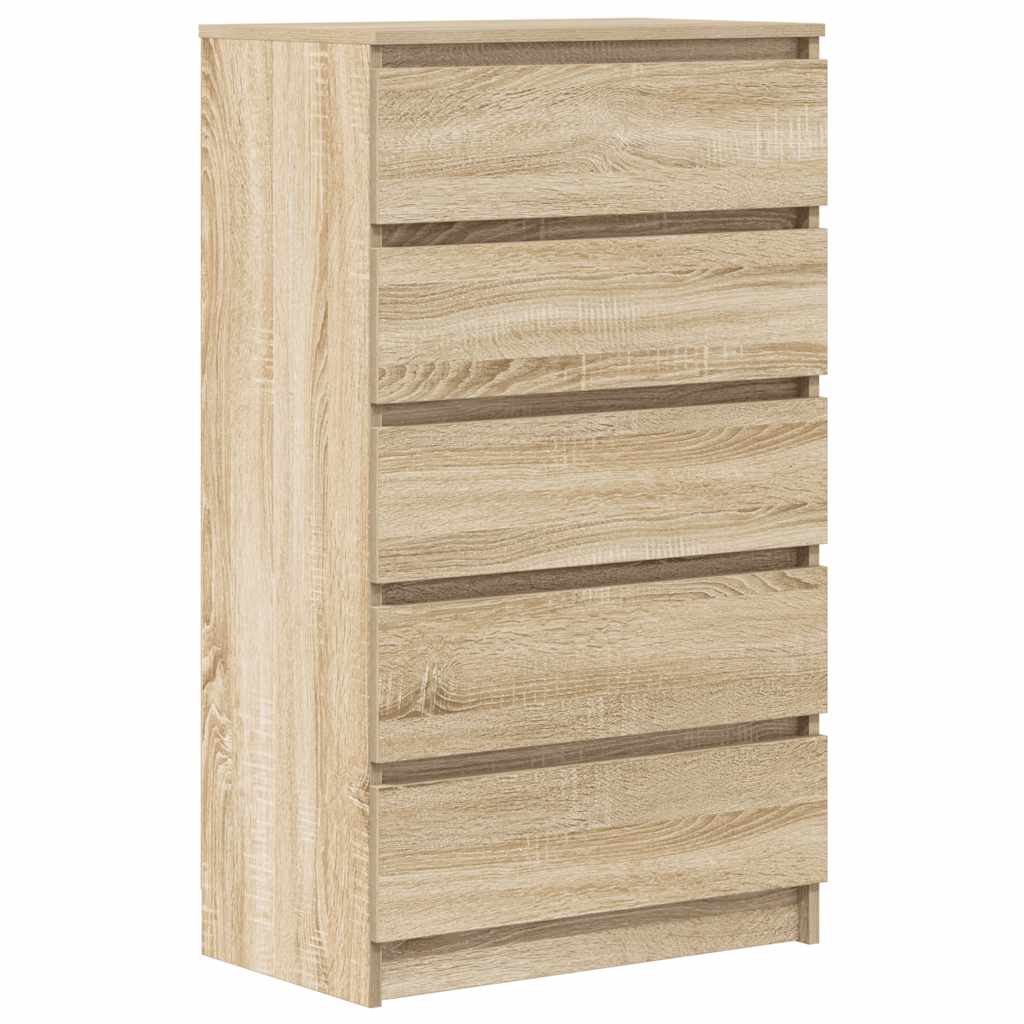 vidaXL Dulap cu sertar, stejar sonoma, 60x36x103 cm, lemn prelucrat