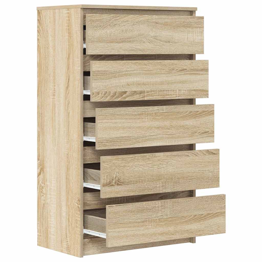 vidaXL Dulap cu sertar, stejar sonoma, 60x36x103 cm, lemn prelucrat