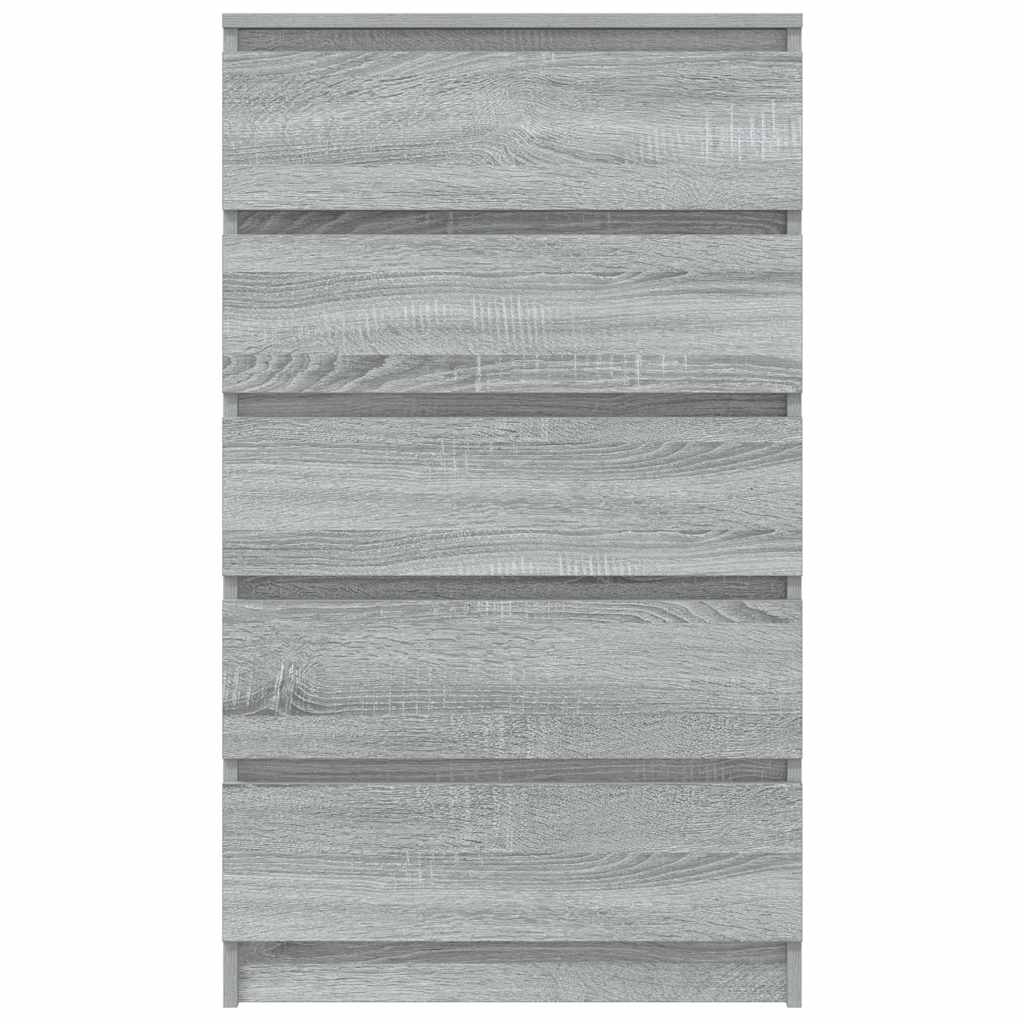 vidaXL Dulap cu sertar, gri sonoma, 60x36x103 cm, lemn prelucrat