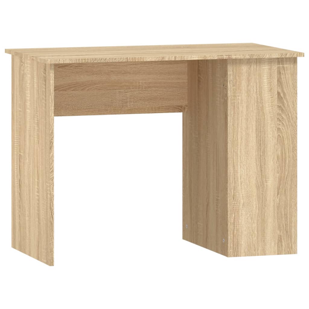 vidaXL Birou, stejar sonoma, 100x55x75 cm, lemn prelucrat