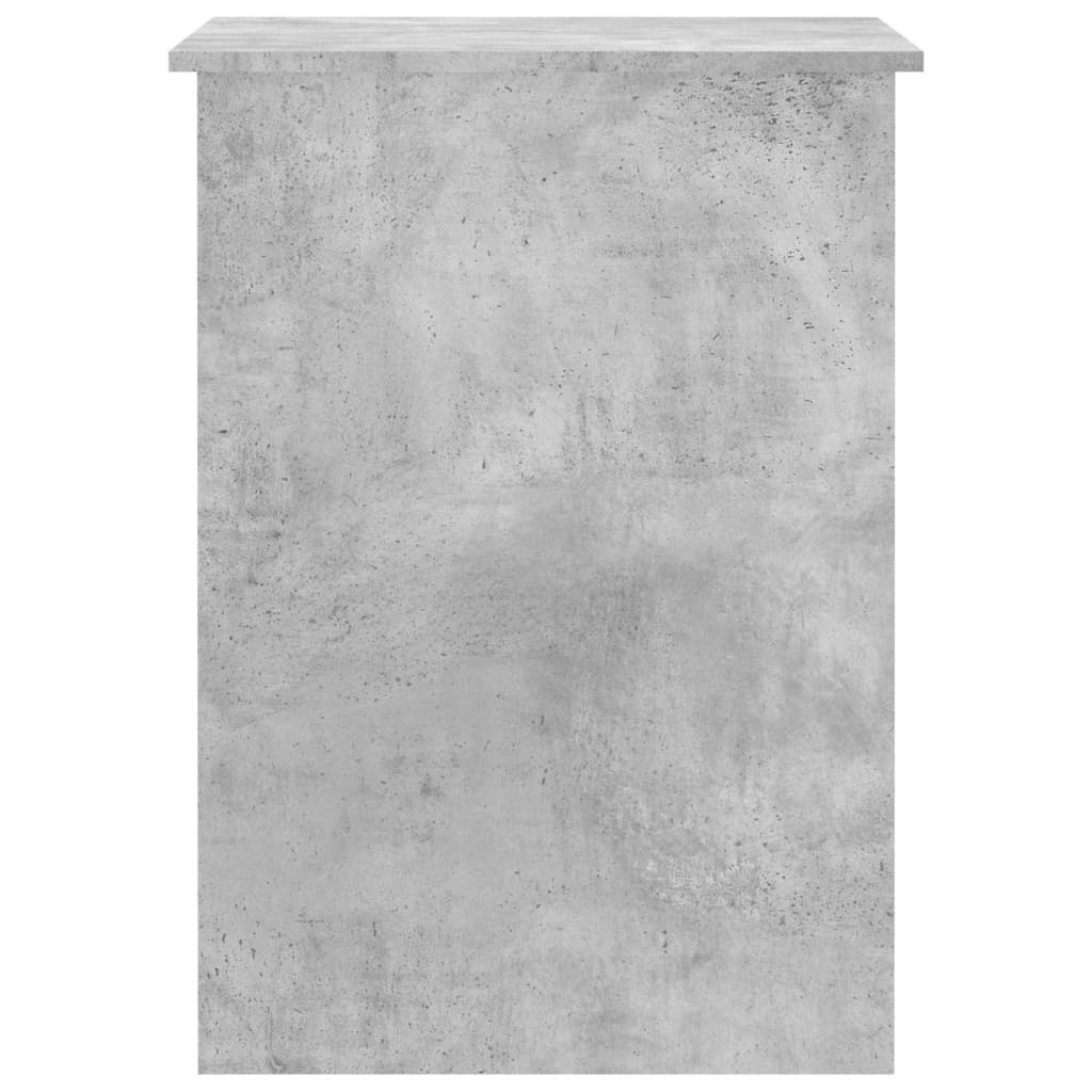 vidaXL Birou, gri beton, 100x55x75 cm, lemn prelucrat
