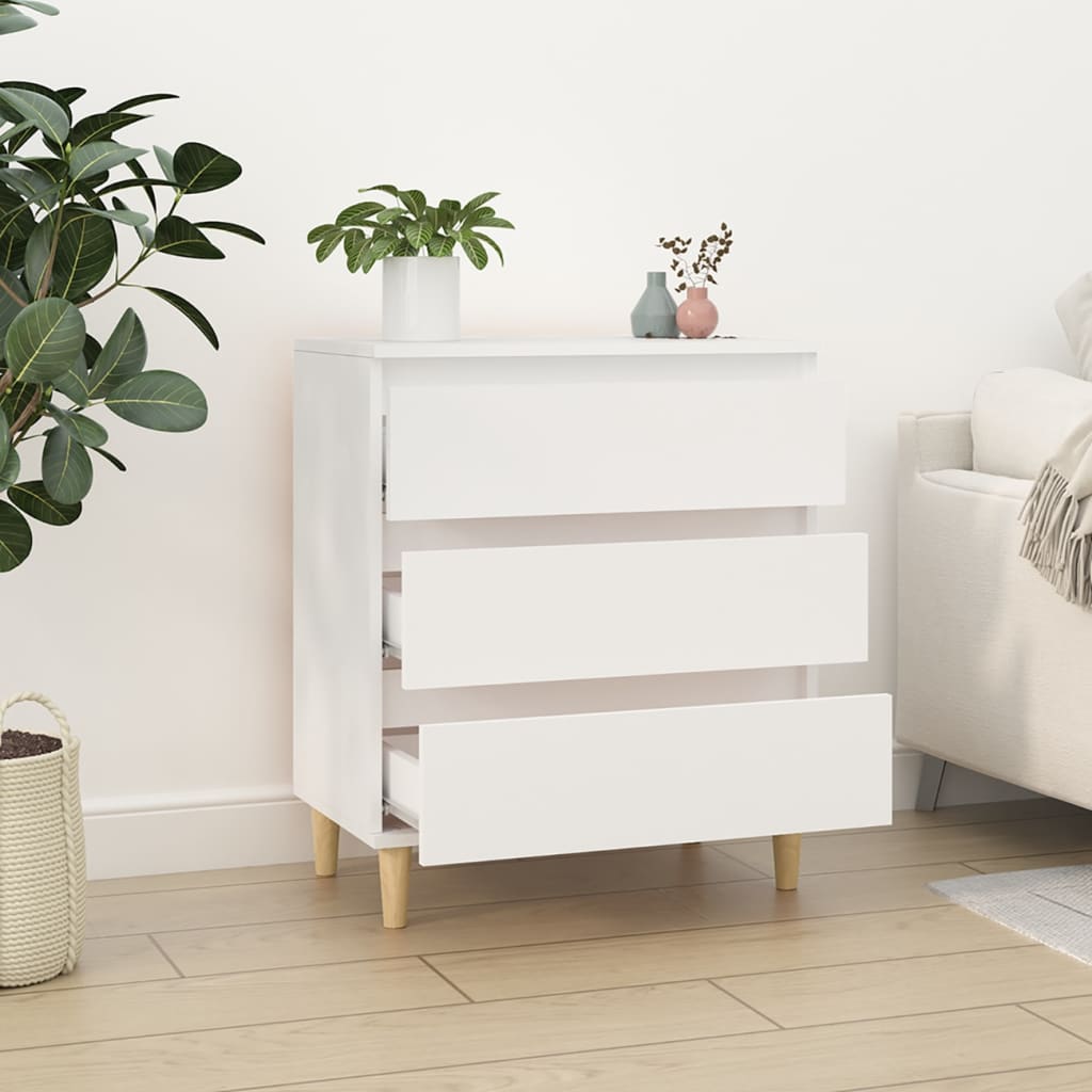 vidaXL Servantă, alb, 60x35x70 cm, lemn prelucrat vidaXL Servantă, alb, 60x35x70 cm, lemn prelucrat