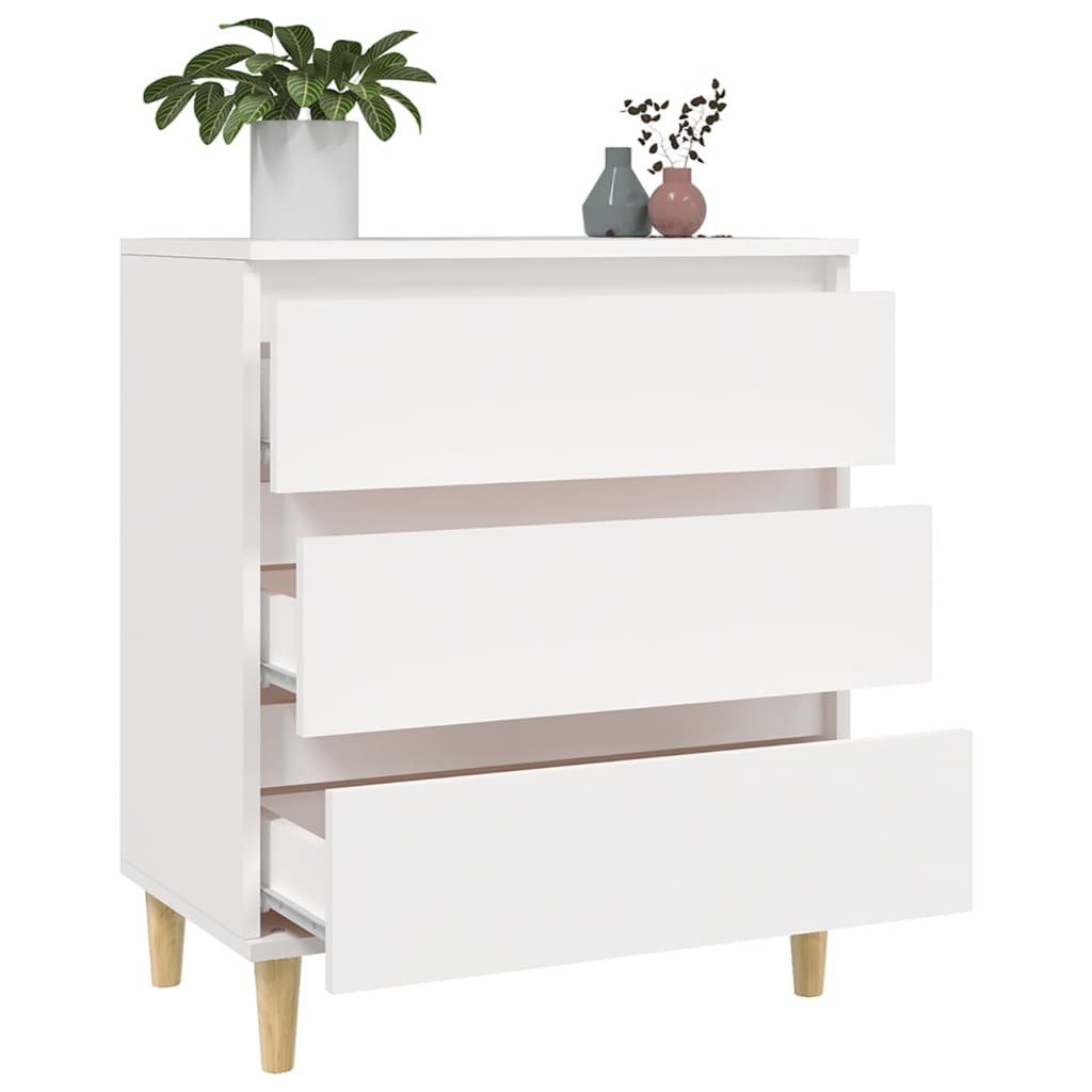 vidaXL Servantă, alb, 60x35x70 cm, lemn prelucrat vidaXL Servantă, alb, 60x35x70 cm, lemn prelucrat