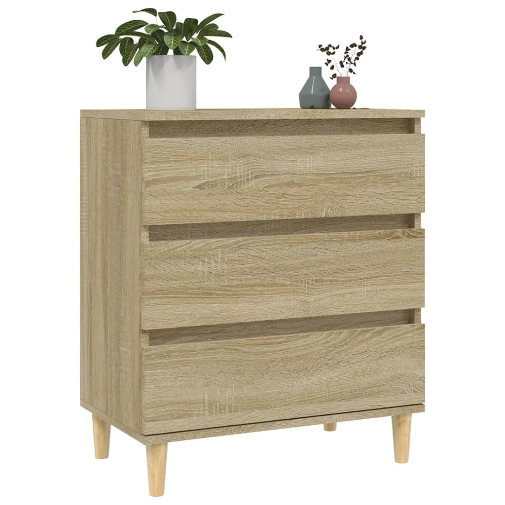 vidaXL Servantă, stejar sonoma, 60x35x70 cm, lemn prelucrat