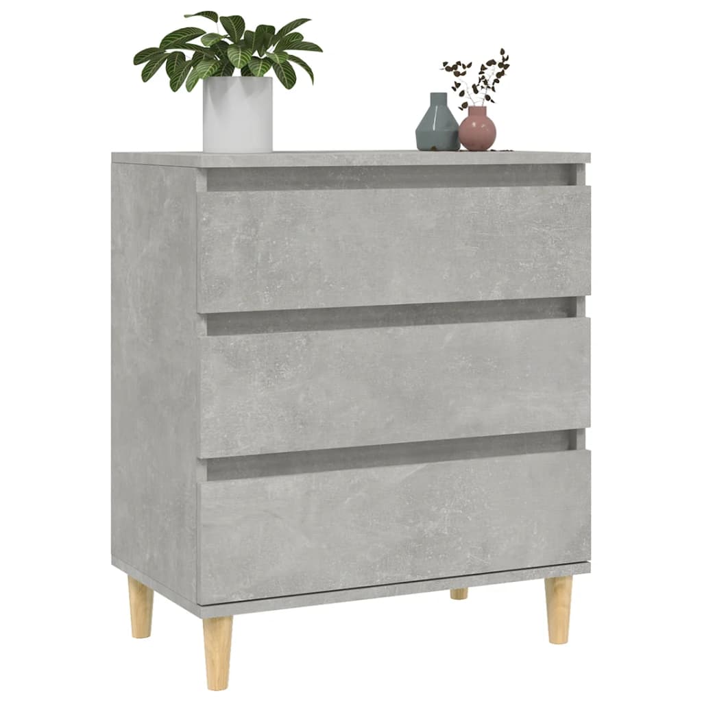 vidaXL Servantă, gri beton, 60x35x70 cm, lemn prelucrat vidaXL Servantă, gri beton, 60x35x70 cm, lemn prelucrat