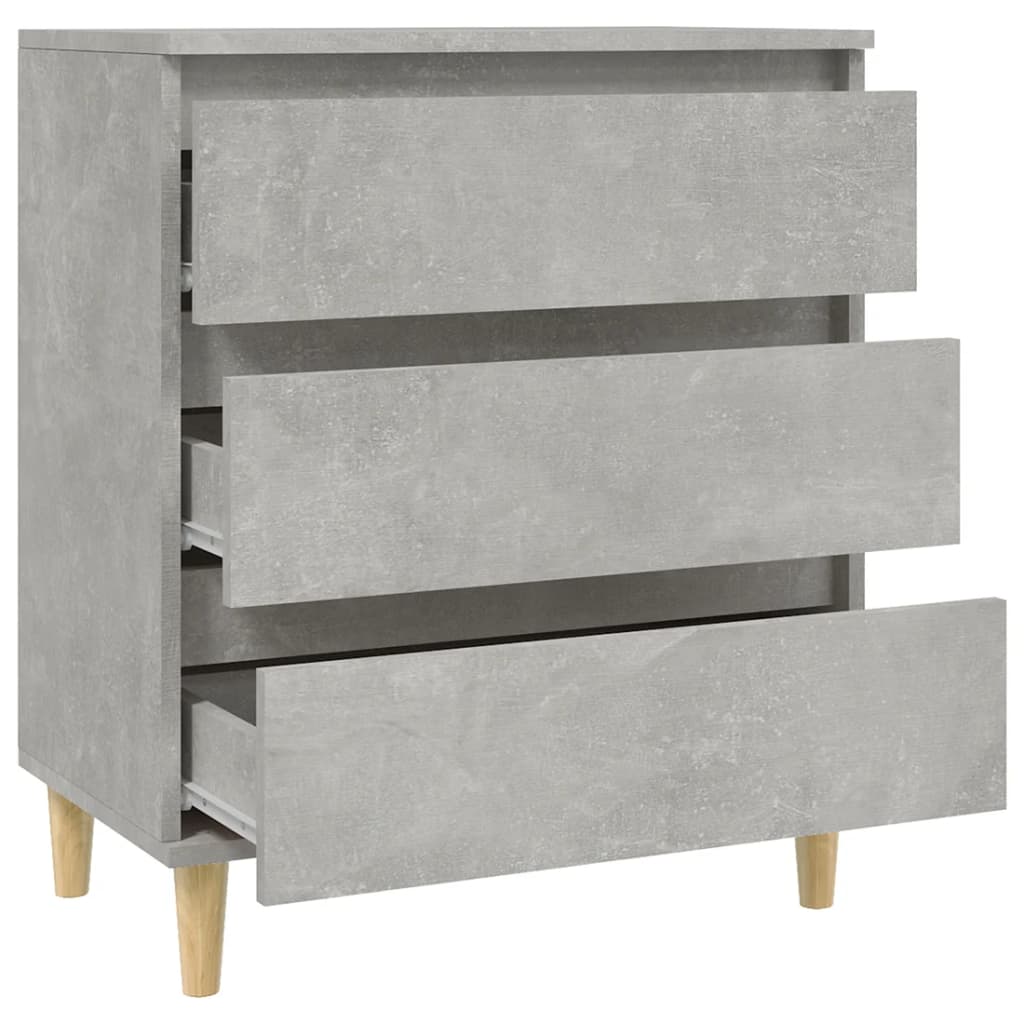 vidaXL Servantă, gri beton, 60x35x70 cm, lemn prelucrat vidaXL Servantă, gri beton, 60x35x70 cm, lemn prelucrat