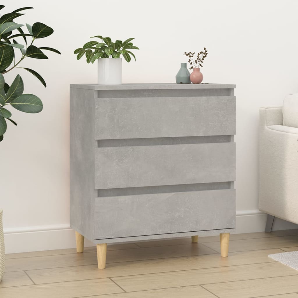 vidaXL Servantă, gri beton, 60x35x70 cm, lemn prelucrat vidaXL Servantă, gri beton, 60x35x70 cm, lemn prelucrat