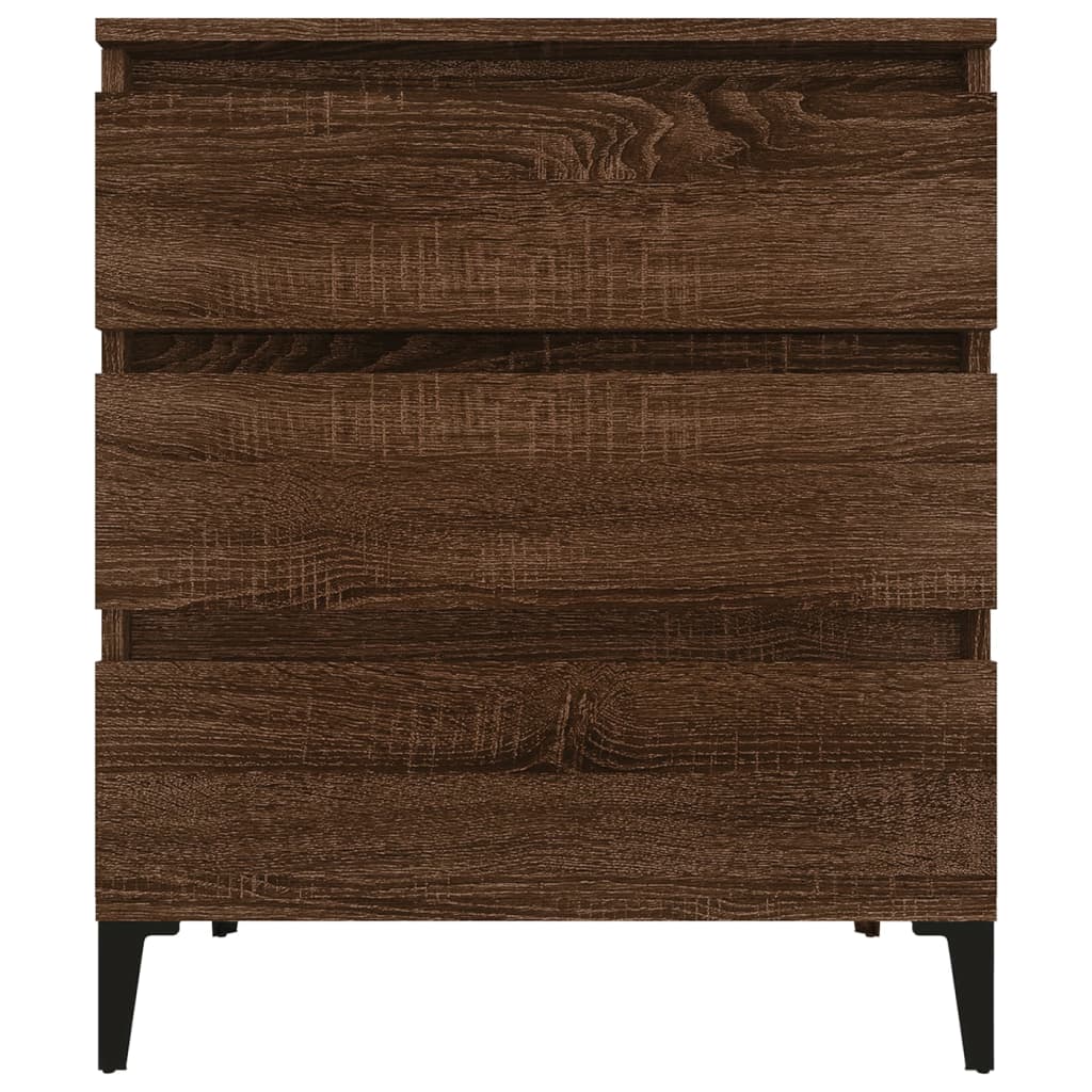 vidaXL Servantă, stejar maro, 60x35x70 cm, lemn compozit