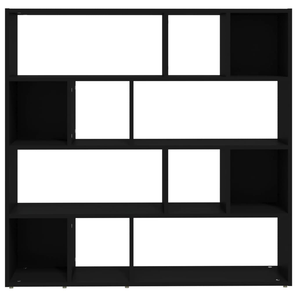vidaXL Bibliotecă/Separator cameră, negru, 105x24x102 cm