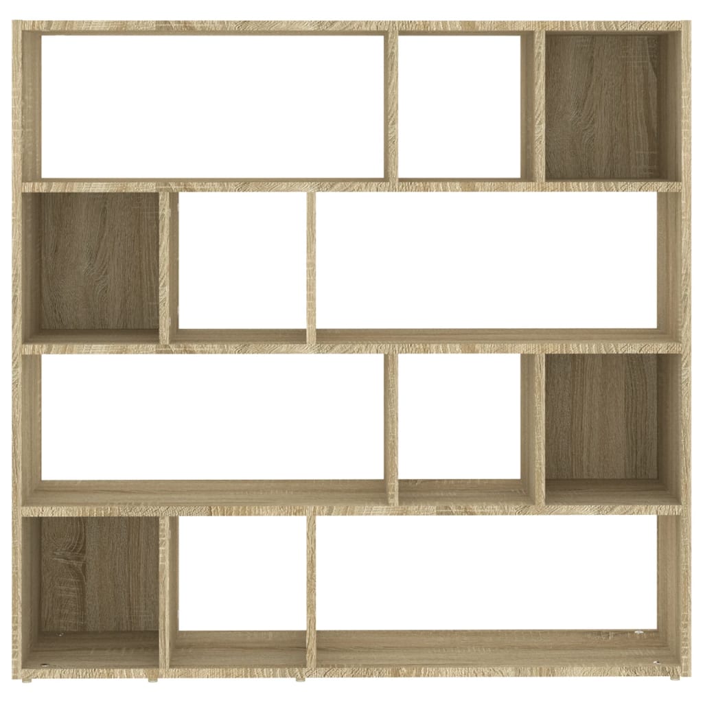 vidaXL Bibliotecă/Separator cameră, stejar sonoma, 105x24x102 cm