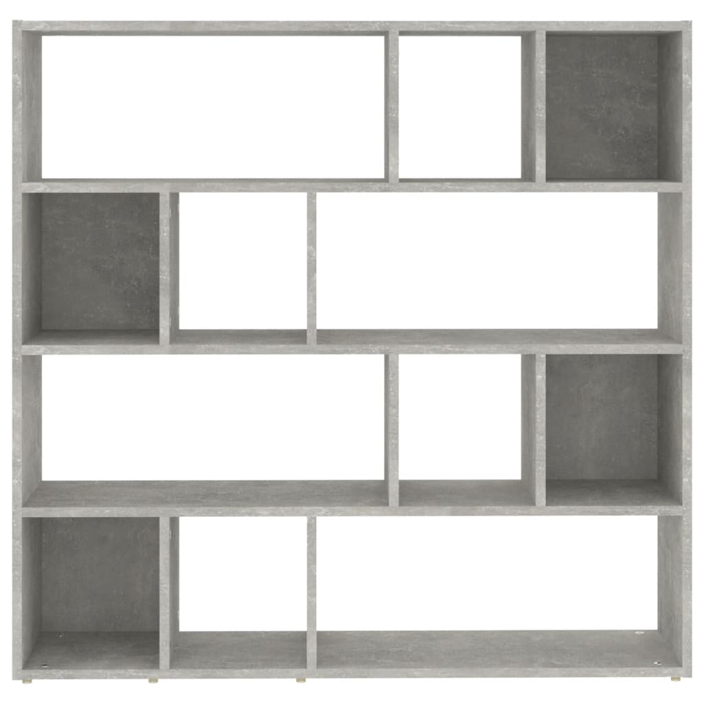 vidaXL Bibliotecă/Separator cameră, gri beton, 105x24x102 cm vidaXL Bibliotecă/Separator cameră, gri beton, 105x24x102 cm
