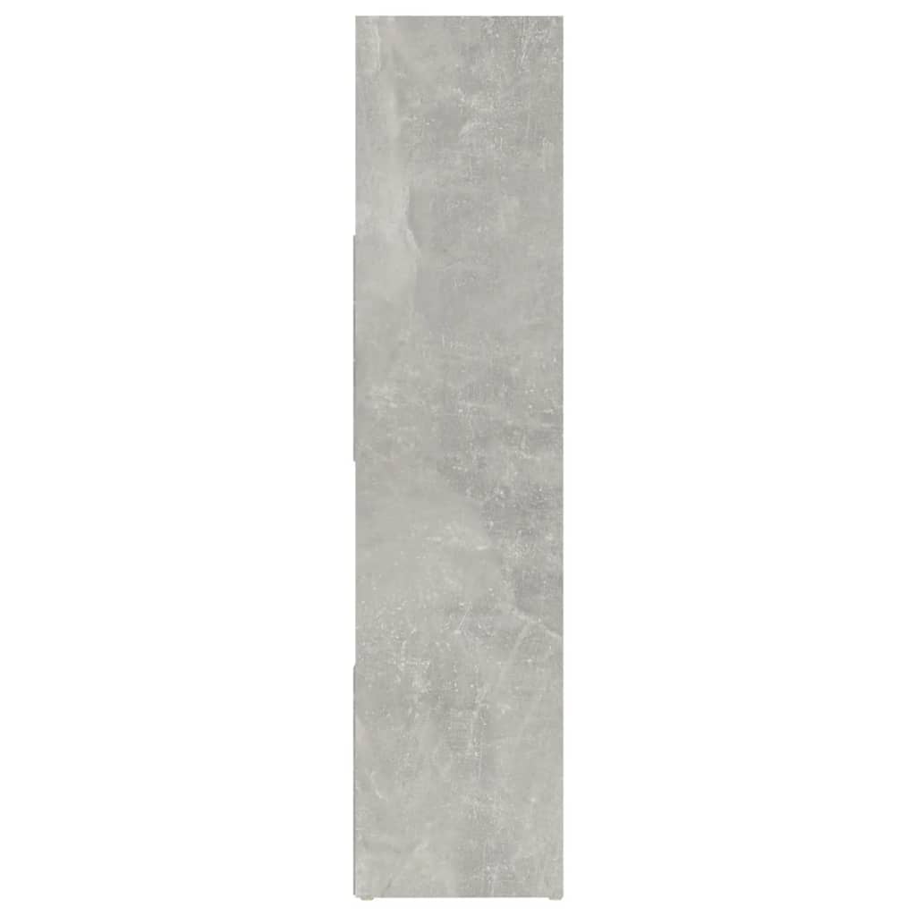 vidaXL Bibliotecă/Separator cameră, gri beton, 105x24x102 cm vidaXL Bibliotecă/Separator cameră, gri beton, 105x24x102 cm