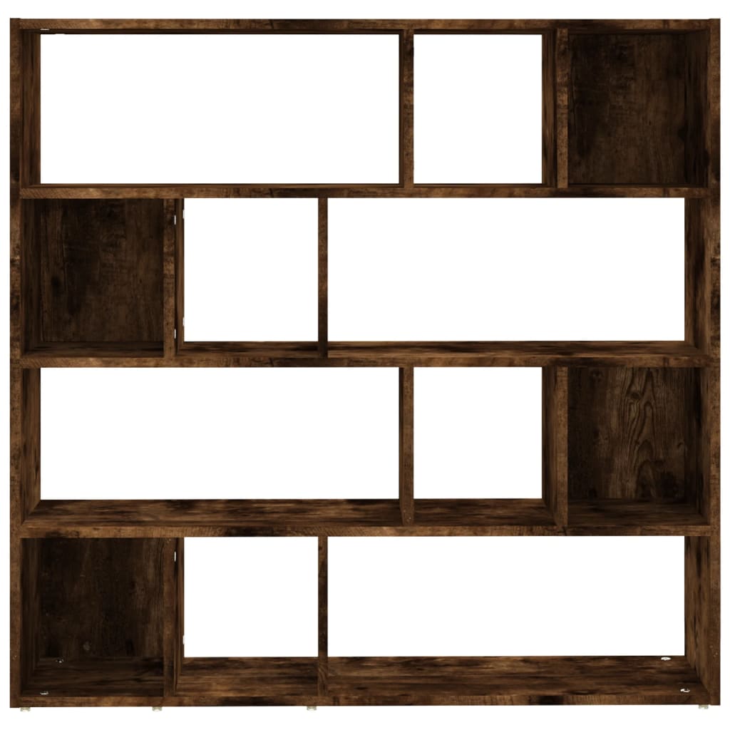 vidaXL Bibliotecă/Separator de cameră, stejar fumuriu, 105x24x102 cm vidaXL Bibliotecă/Separator de cameră, stejar fumuriu, 105x24x102 cm