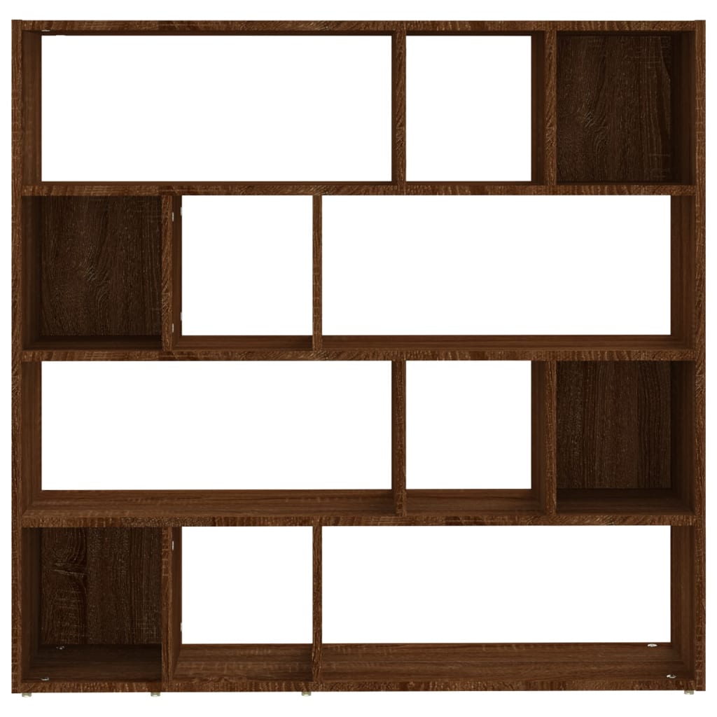 vidaXL Bibliotecă/Separator de cameră, stejar maro, 105x24x102 cm