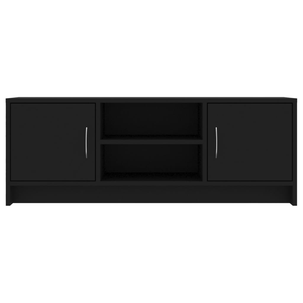vidaXL Comodă TV, negru, 102x30x37,5 cm, lemn prelucrat
