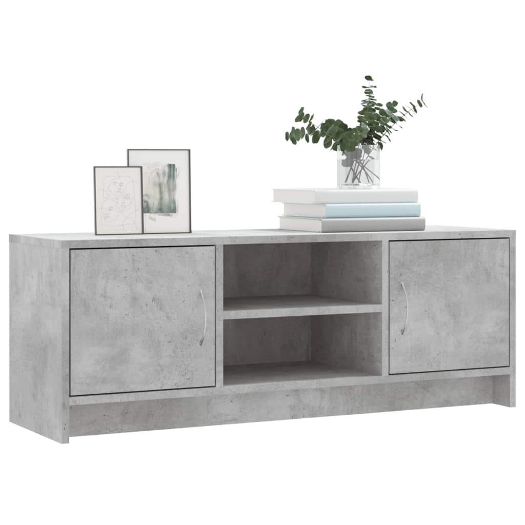 vidaXL Comodă TV, gri beton, 102x30x37,5 cm, lemn prelucrat vidaXL Comodă TV, gri beton, 102x30x37,5 cm, lemn prelucrat