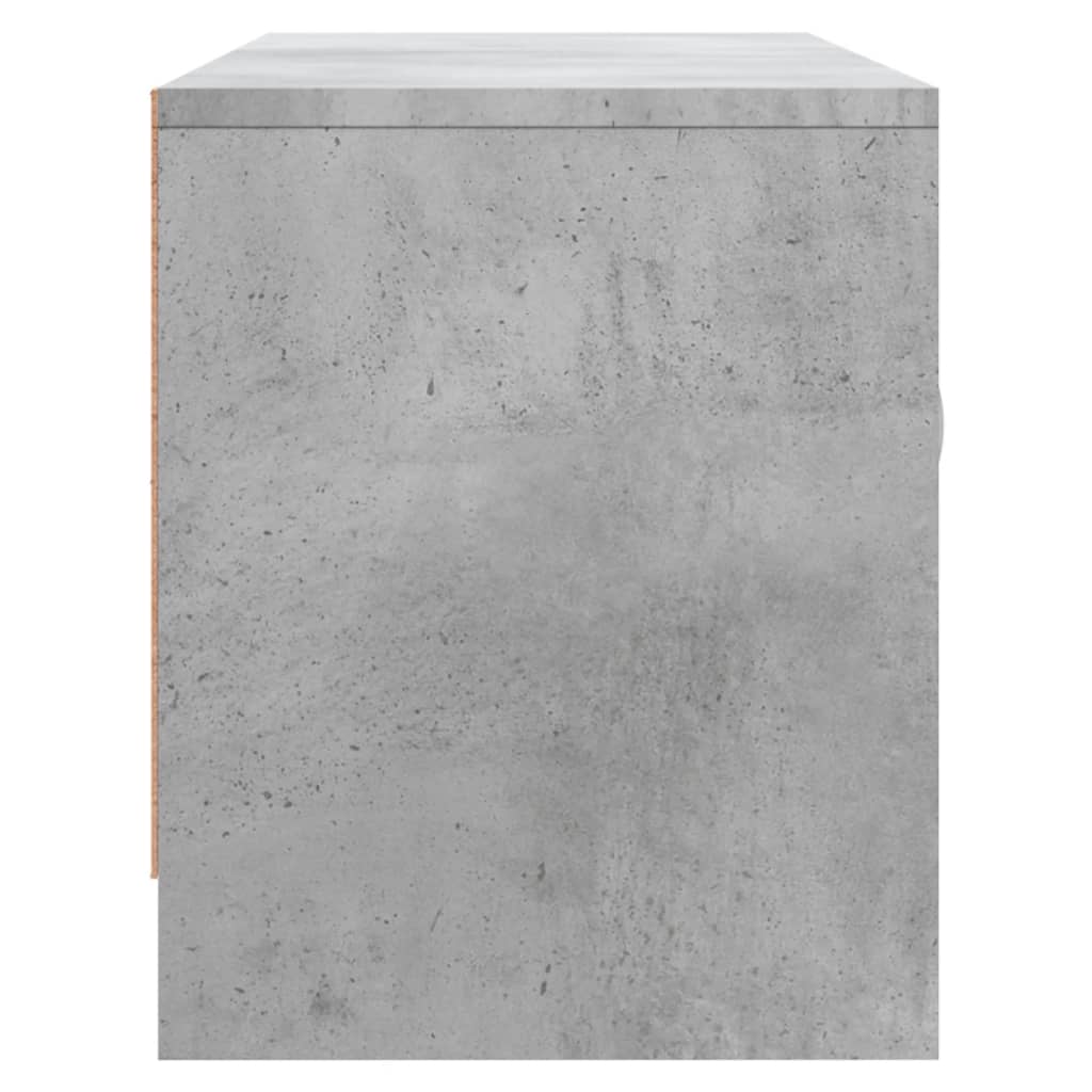 vidaXL Comodă TV, gri beton, 102x30x37,5 cm, lemn prelucrat vidaXL Comodă TV, gri beton, 102x30x37,5 cm, lemn prelucrat