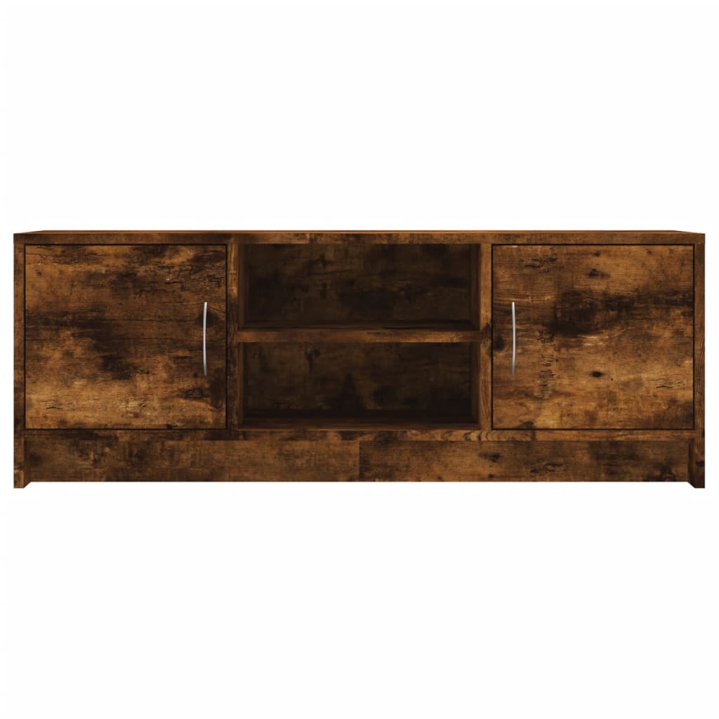 vidaXL Comodă TV, stejar afumat, 102x30x37,5 cm, lemn prelucrat vidaXL Comodă TV, stejar afumat, 102x30x37,5 cm, lemn prelucrat