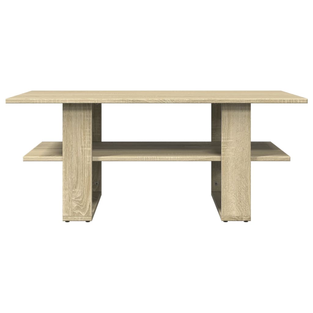 vidaXL Măsuță de cafea, stejar sonoma, 102x55x42 cm, lemn prelucrat vidaXL Măsuță de cafea, stejar sonoma, 102x55x42 cm, lemn prelucrat