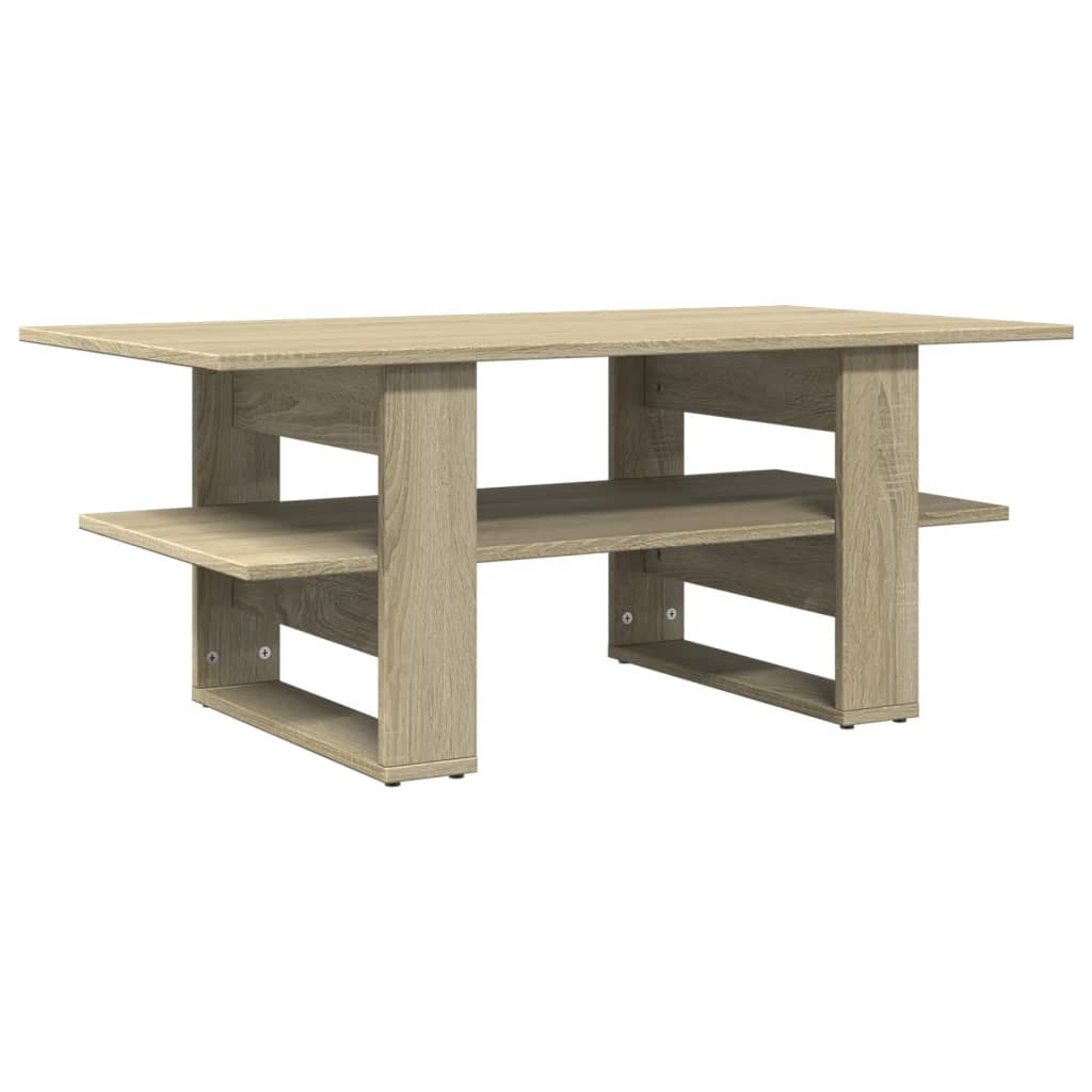 vidaXL Măsuță de cafea, stejar sonoma, 102x55x42 cm, lemn prelucrat vidaXL Măsuță de cafea, stejar sonoma, 102x55x42 cm, lemn prelucrat
