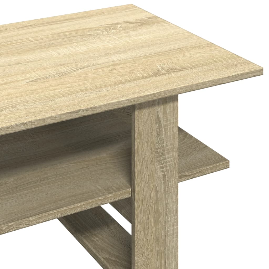 vidaXL Măsuță de cafea, stejar sonoma, 102x55x42 cm, lemn prelucrat vidaXL Măsuță de cafea, stejar sonoma, 102x55x42 cm, lemn prelucrat