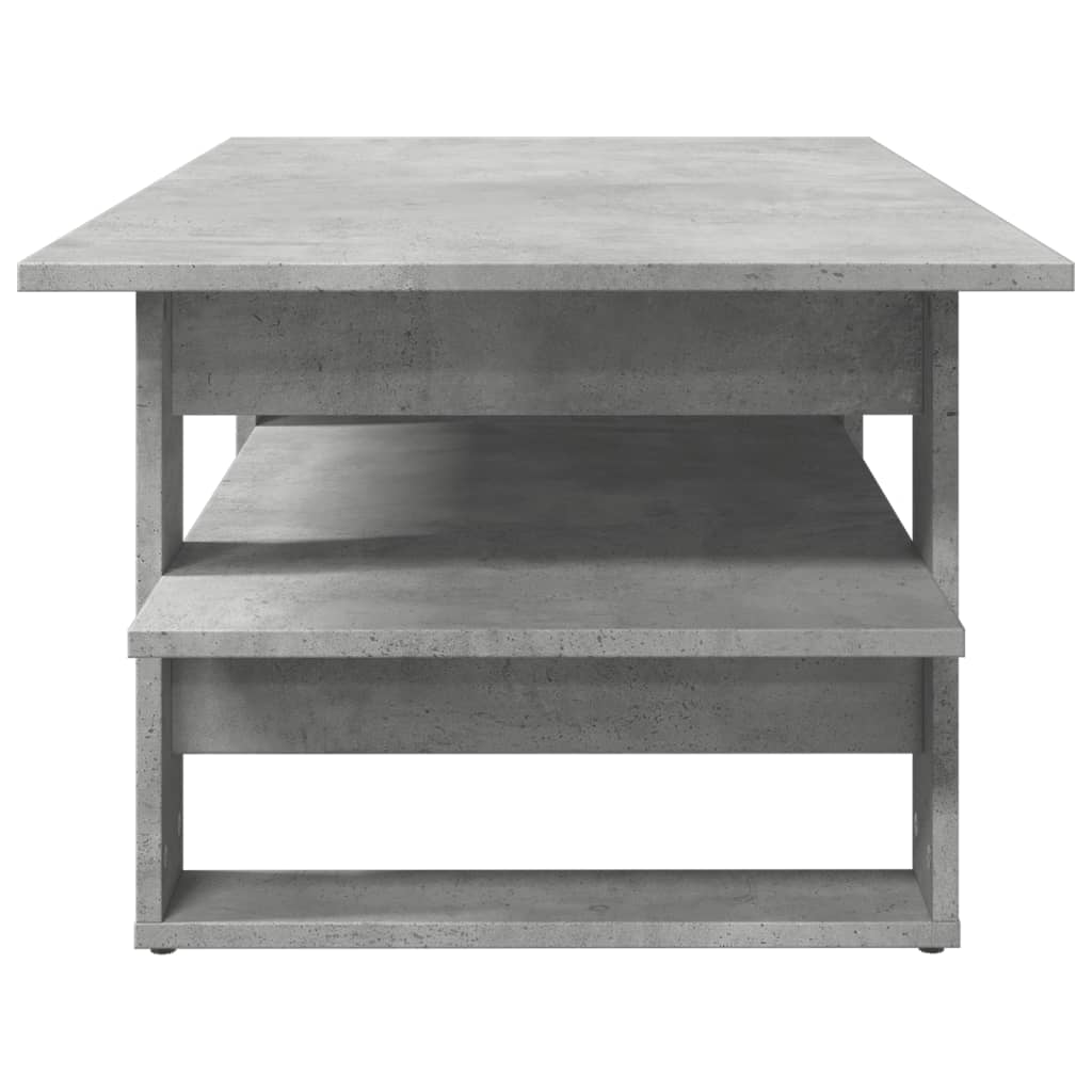vidaXL Măsuță de cafea, gri beton, 102x55x42 cm, lemn prelucrat
