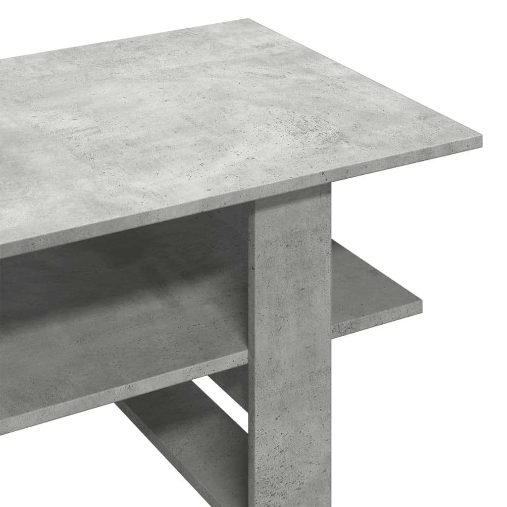 vidaXL Măsuță de cafea, gri beton, 102x55x42 cm, lemn prelucrat
