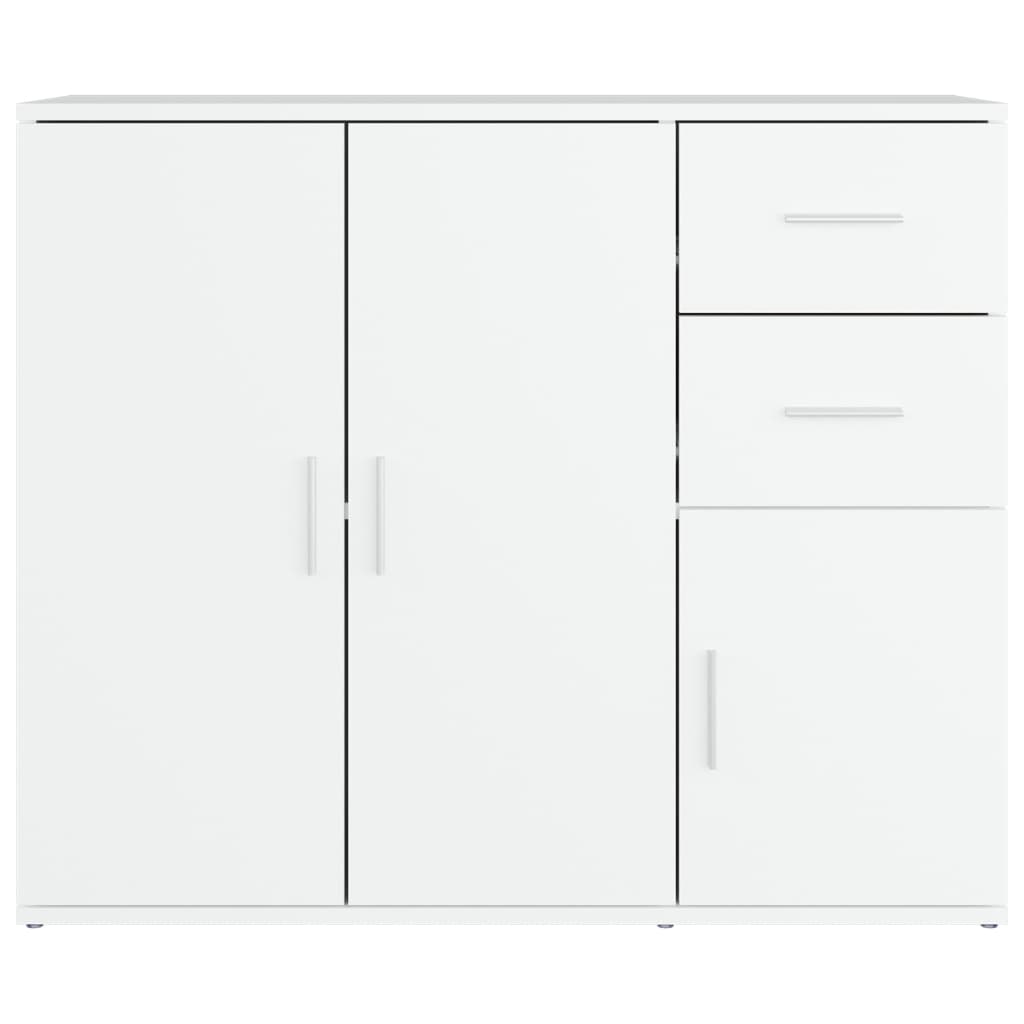 vidaXL Servantă, alb, 91x29,5x75 cm, lemn prelucrat vidaXL Servantă, alb, 91x29,5x75 cm, lemn prelucrat